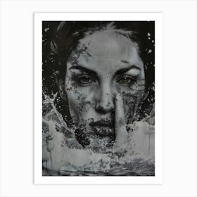 Water Splash'' Art Print