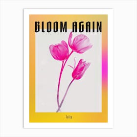 Hot Pink Tulip 1 Poster Art Print