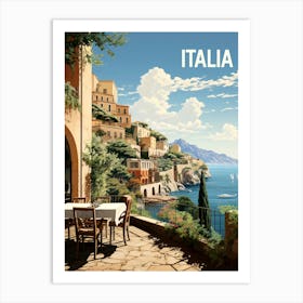 Amalfi Italia Art Print