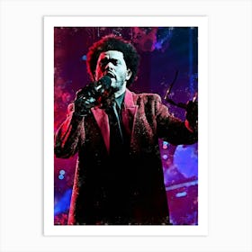 the weeknd 8 Art Print