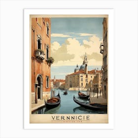 Vintage Travel Poster Venice 9 Art Print 1 Art Print