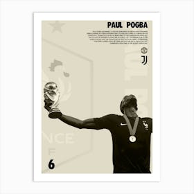 Paul Pogba Art Print