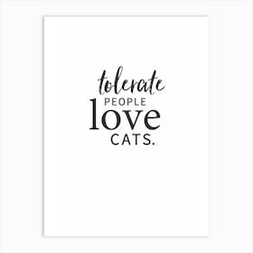 Love Cats Art Print