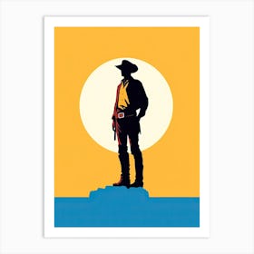 Cowboy Simplicity Art Print