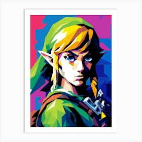 Link From Legend Of Zelda Art Print