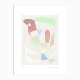 Simple art line no 52 Art Print