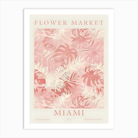 Flower Market Miami 1 Art Print