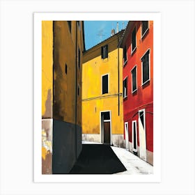 Alleyway, Italy Minimalism Art Print