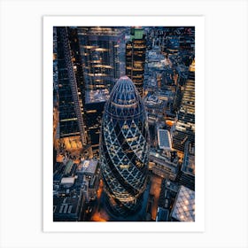 City Lights Art Print