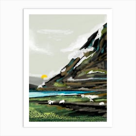 Graze Art Print