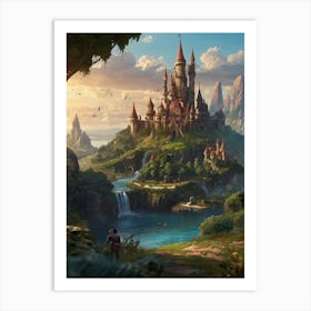 Fairytale Castle Art Print