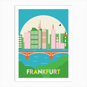 Frankfurt City Art Print