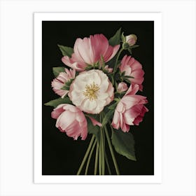 Peonies In A Vase 5 Art Print