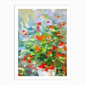 Goldfish Plant 2 Impressionist Painting Art Print