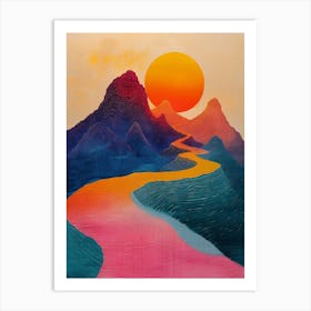 'Sunset' 2 Art Print