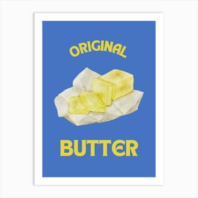 Original Butter Kitchen Illustration Art Print