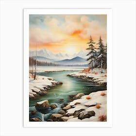 Winter Landscape 35 Art Print