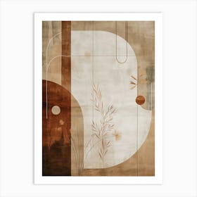 Abstract Painting earthy tones 1 Art Print