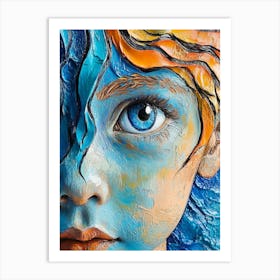 Child Of The Sea Art Print