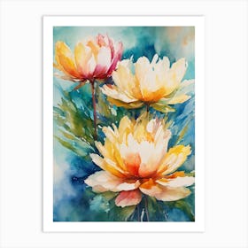 Peonies Art Print