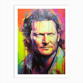 Blake Shelton (2) Art Print