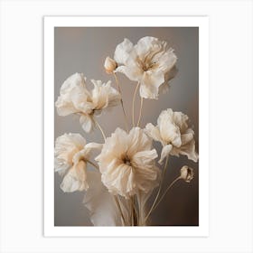 Boho Dried Flowers Lisianthus 2 Art Print