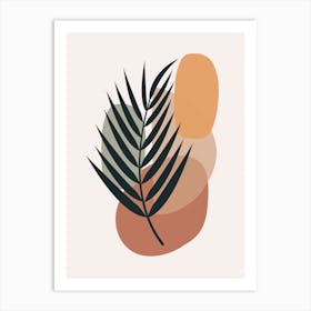 Abstract Palm Leaf Art Print