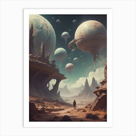 Alien Landscape Art Print