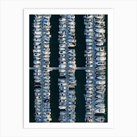 Boats from Above Art Print