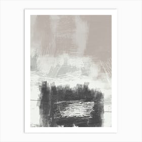 Abstract Brush Painting Art Print