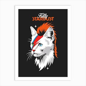 Kitty Stardust Art Print