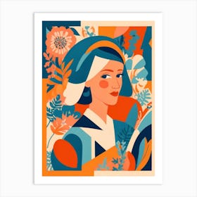 Portrait Of A Woman 24 Art Print