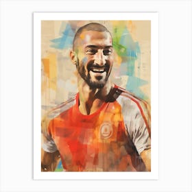 Karim Benzema (1) Art Print