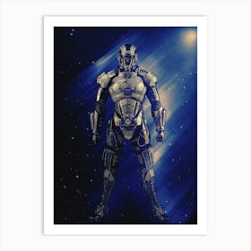 Light Of Heroes ― Commander Shepard Mass Effect 3 Art Print