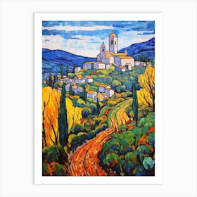 Assisi Italy 4 Fauvist Painting Art Print