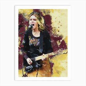 Smudge Of Ellie Rowsell Wolf Alice Art Print