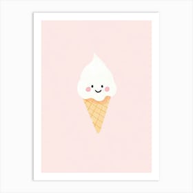 Kawaii Ice Cream Art Print