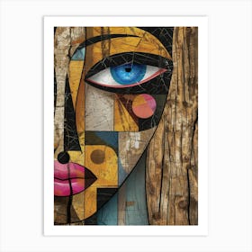 Abstract Of A Woman 86 Art Print