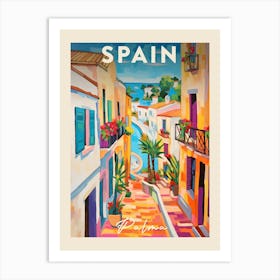 Palma De Mallorca 1 Fauvist Painting Travel Poster Art Print