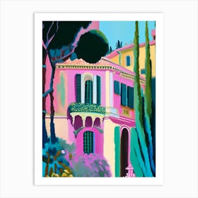 Villa Carlotta, Italy Abstract Still Life Art Print