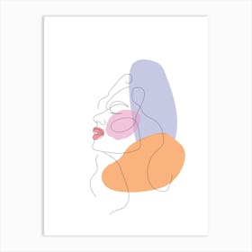 Portrait Of A Woman Wall Art Art Print