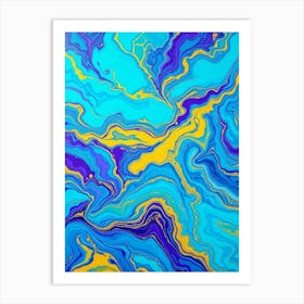 Flux Schnell A Dynamic And Expressive Bold Acrylic Painting Sh 0 Art Print