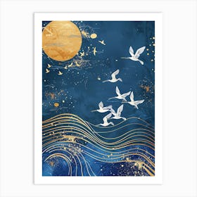 Birds In The Sky Art Print