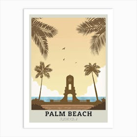 Palm Beach Florida Art Print