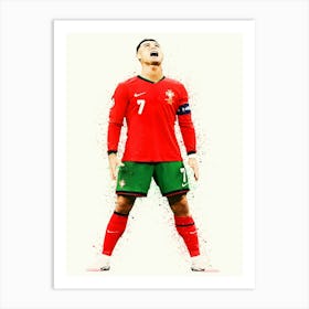 Cristiano Ronaldo 2 Art Print