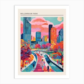 Millennium Park Chicago 3 Art Print