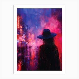 Neon City 1 Art Print