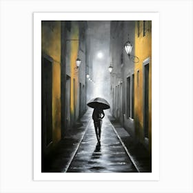 Rainy Night 1 Art Print