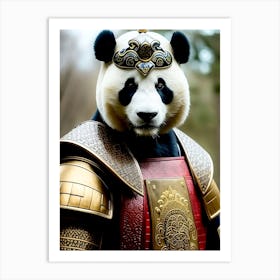 Warrior Panda Art Print