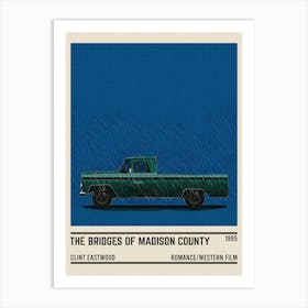 The Bridges Of Madison County Movie Car Art Print